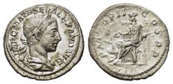 Ancient Coins - Severus Alexander (222-235). AR Denarius. Rome. R/ SALUS