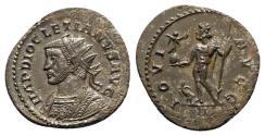 Ancient Coins - Diocletian (284-305). Radiate - Lugdunum - R/ Jupiter
