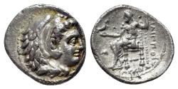 Ancient Coins - KINGS of MACEDON. Philip III. 323-317 BC. AR Obol. Uncertain mint, perhaps 'Babylon' or Susa. VERY RARE