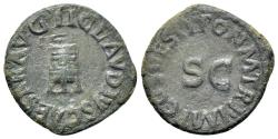 Ancient Coins - Claudius (41-54). Æ Quadrans. Rome, AD 41. MODIUS / SC