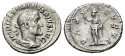 Ancient Coins - Maximinus I (235-238). AR Denarius. Rome, 235-8. R/ PAX
