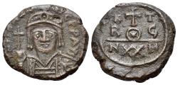 Ancient Coins - Maurice Tiberius (582-602). Æ 20 Nummi. Carthage. NICE !!
