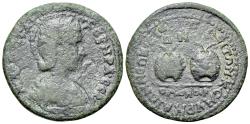 Ancient Coins - Otacilia Severa (Augusta, 244-249). Phrygia, Cibyra in alliance with Smyrna. Æ 29mm RARE