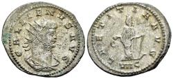 Ancient Coins - Gallienus (AD 253-268). Antoninianus. Antioch, c. 266-8. R/ LAETITIA