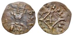 Ancient Coins - AXUM. Hataz (Hethasa). (600-circa 620). Æ 15mm. R/ Cross within lozenge.