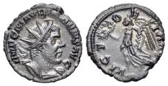 Ancient Coins - Marius (AD 269). BI Radiate. Colonia Agrippinensis, c. mid AD 269. R/ VICTORY