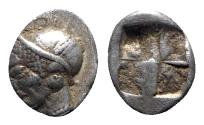 Ancient Coins - Ionia, Phokaia, c. 510-494 BC. AR Diobol