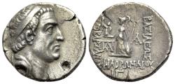 Ancient Coins - Kings of Cappadocia, Ariobarzanes I Philoromaios (95-63 BC). AR Drachm. Mint A (Eusebeia-Mazaka), year 13 (83/2 BC). !! Ex Simonetta collection !!