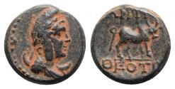Ancient Coins - Pisidia, Antioch, c. 1st century BC. Æ - Theot-, magistrate