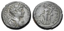 Ancient Coins - Thrace, Pautalia. Caracalla (AD 198-217) Æ 18mm R/ OYΛΠΙΑC ΠΑΥΤΑΛΙ, Tyche