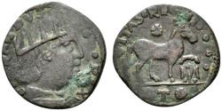 World Coins - Italy, L'Aquila. Ferdinando I d'Aragona (1458-1494). Æ Cavallo. R/ HORSE