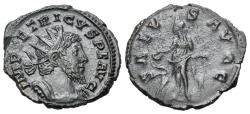 Ancient Coins - Tetricus I (Romano-Gallic Emperor 271-274 AD). Æ Antoninianus, Treveri, 272-273. R/ SALUS