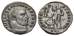 Ancient Coins - Licinius I (A.D. 308-324), Æ Nummus. Siscia Mint. R/ JUPITER Ex Seaby, Ex Baldwin.