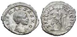 Ancient Coins - Julia Maesa (Augusta, 218-224/5). AR Denarius. Rome, 220-2.  R/ FELICITAS