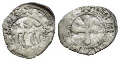 World Coins - Italy, Rome. PAPAL STATE Senate, c. 14th-15th century. BI Denaro Provisino. Comb R/ Cross