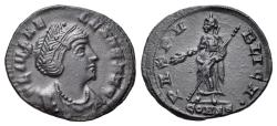 Ancient Coins - Helena (mother of Constantine I, AD 328-329). Æ Nummus R/ PAX