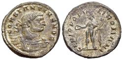Ancient Coins - Constantius I (as Caesar, AD 293-305). Æ Nummus - Follis, Londinium, circa 300-303. R/ GENIO