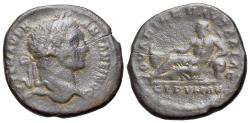 Ancient Coins - Thrace. Pautalia. Caracalla (AD 198-217). Æ Pentassassarion. Struck AD 205-209. R/ River-god Strymon RARE