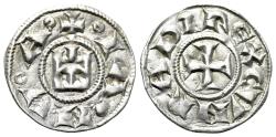 Ancient Coins - Crusader ITALY. Genova (Genoa), Republic, c. 1139-1339. AR Denaro