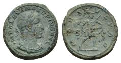Ancient Coins - Severus Alexander (222-235). Æ As. Rome, 231-5. R/ MARS