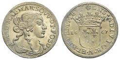 World Coins - Italy, Fosdinovo. Maria Maddalena Centurioni Malaspina (1663-1669). AR Luigino 1667