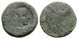 Ancient Coins - Sicily, Akragas, c. 415-406 BC. Æ Hemilitron