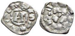 Ancient Coins - CRUSADERS Italy, Lucca. Enrico III, IV or V (1039-1125). AR Denaro. Monogram. R/ LVCA