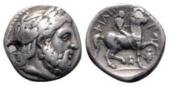 Ancient Coins - Kings of Macedon, Alexander III 'the Great' (336-323 BC). AR Tetradrachm - in the name of Philip II - Amphipolis