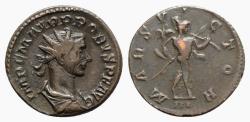 Ancient Coins - Probus (276-282). Radiate / Antoninianus - Lugdunum - R/ Mars