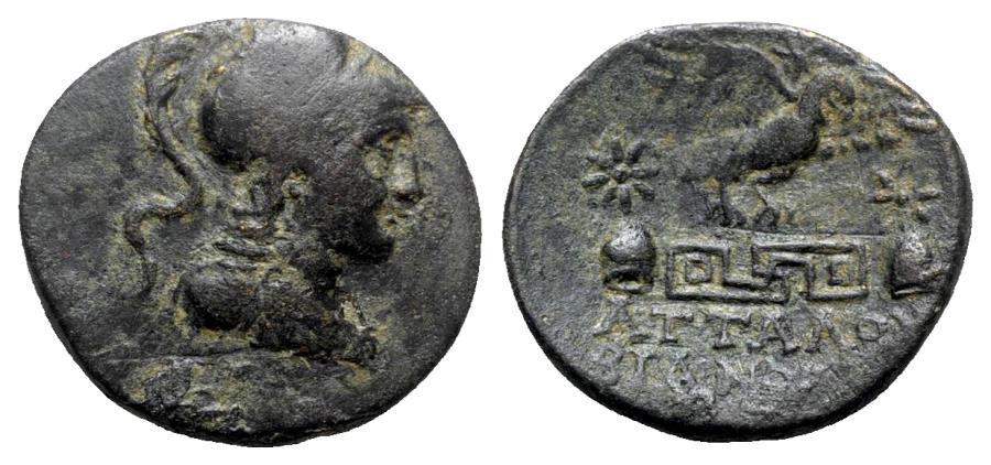 Ancient Coins - Phrygia, Apameia, c. 100-50 BC. Æ - Attalos and Bianoros, magistrates