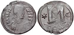 Ancient Coins - Anastasius I (491-518). Æ 40 Nummi - Follis. Constantinople, c. 498-518.