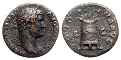 Ancient Coins - Hadrian (117-138). Æ As - Rome - R/ Modius