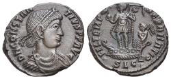 Ancient Coins - Constantius II (AD 337-361). Æ 22mm. Contemporary imitation. An attractive, charming, and unusually full-sized contemporary imitation. Cherwell Valley Coin Auction, 1981.