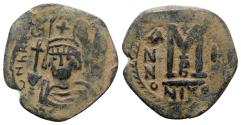 Ancient Coins - Heraclius (610-641). Æ 40 Nummi - Nicomedia, year 1 (610/1)