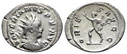 Ancient Coins - Valerian I (253-260). AR Antoninianus - Colonia Agrippinensis - R/ Sol