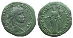 Ancient Coins - Elagabalus (218-222). Moesia Inferior, Marcianopolis. Æ 25mm. R/ HERA