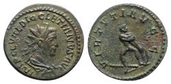Ancient Coins - Diocletian (284-305). Radiate / Antoninianus - Lugdunum - R/ Hercules
