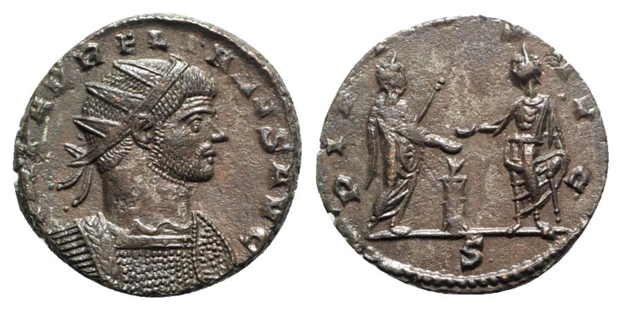 Ancient Coins - Aurelian (270-275). Radiate / Antoninianus - Mediolanum