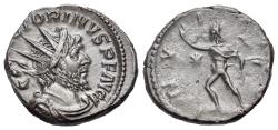 Ancient Coins - Victorinus (Romano-Gallic Emperor, AD 269-271). BI Antoninianus. R/ SOL