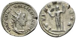 Ancient Coins - Gallienus (253-268). AR Antoninianus. Rome, AD 253. R/ JUPITER
