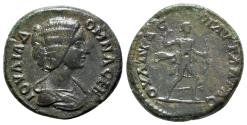 Ancient Coins - Julia Domna (Augusta, 193-217). Thrace, Pautalia. Æ - R/ Artemis