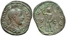 Ancient Coins - Gordian III (AD 238-244). Æ Sestertius. Rome, 241-3.  R/ JUPITER