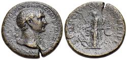 Ancient Coins - Trajan (AD 98-117) Æ Sestertius. Rome circa 108-110. R/ FORTUNA