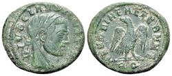 Ancient Coins - Divus Claudius II Gothicus. Died AD 270. Æ Follis. Commemorative issue. R/ EAGLE