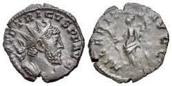 Ancient Coins - Tetricus I (AD 271-274). Æ Radiate / Antoninianus. Treveri, AD 273.  R/ HILARITAS