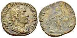 Ancient Coins - Philip I (244-249). Æ Sestertius. Rome, AD 246.  R/ ANNONA