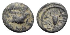 Ancient Coins - Lydia, Magnesia ad Sipylum. Pseudo-autonomous issue, mid 3rd century AD. Æ 13mm. R/ Scorpion