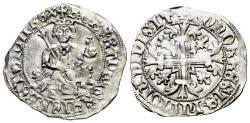 World Coins - Italy, Napoli. Roberto I d'Angiò (1309-1343). AR Gigliato  NICE PORTRAIT
