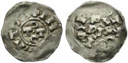 World Coins - Italy - Crusaders, Pavia. Ottone III (983-1002). AR Denaro. OTTO. R/ PA PIA.