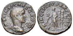 Ancient Coins - Maximus, Caesar, 235/6-237. AE Sestertius, Rome. R/ PRINCIPI IVVENTVTIS